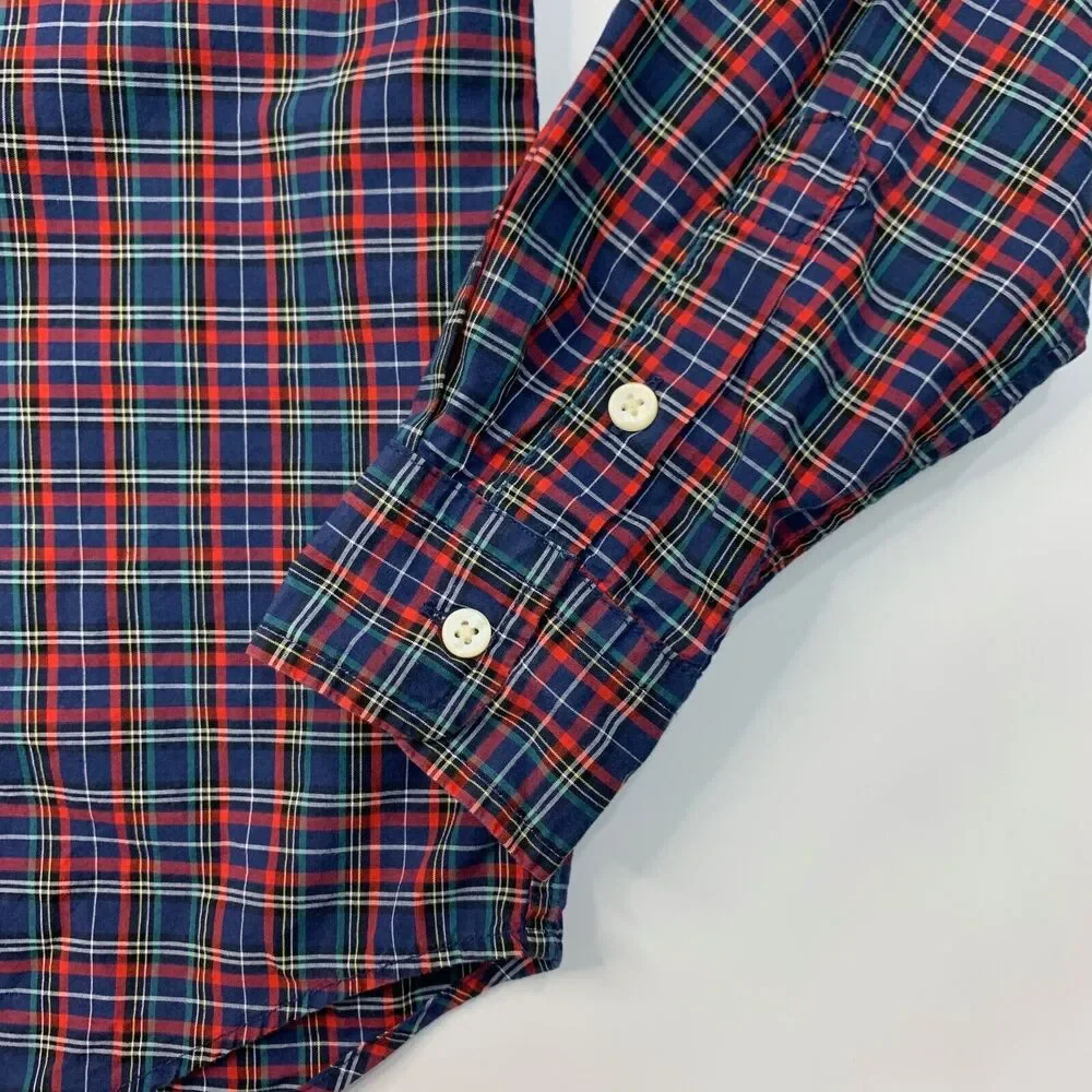 Ralph Lauren Shirt Boys‎ Youth L Large Plaid Button Down Long Sleeve Cotton